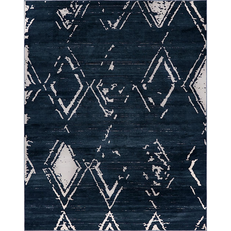 Abstract Indoor Rug, Rectangle 9' x 12'
