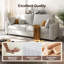 Canapé 71 po, causeuse moderne Mid-Century-953640884