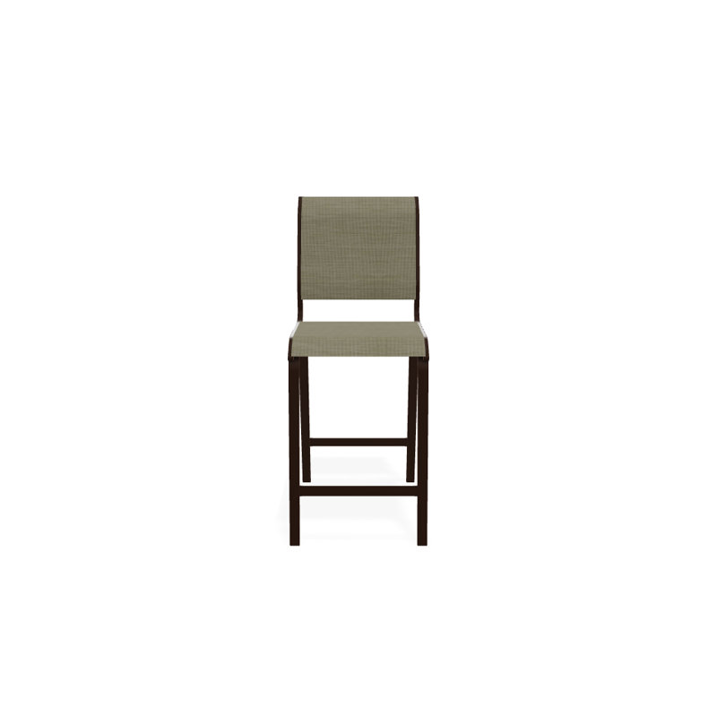 Tabouret de bar 26 po Holna, Bristol taupe Sunbrella®, Kona texturé