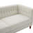 Harlow Mid-Century Modern Chenille Upholstered Sofa with Channel Tufting-124279745
