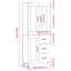 Rahjan 3 Door Manufactured Wood Wardrobe-2036779277