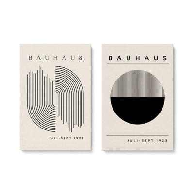 Ensemble de 2 bauhaus modernes modernes
