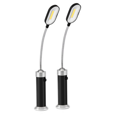 LED Concepts 2 Pack BBQ Grill LED Lights with Magnetic Base - Weather Resistant, Task Lighting Barbecue Grilling