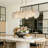 Clayre 5-Light Dimmable Unique/Statement Chandelier With  Water Ripple Glass-1369189396