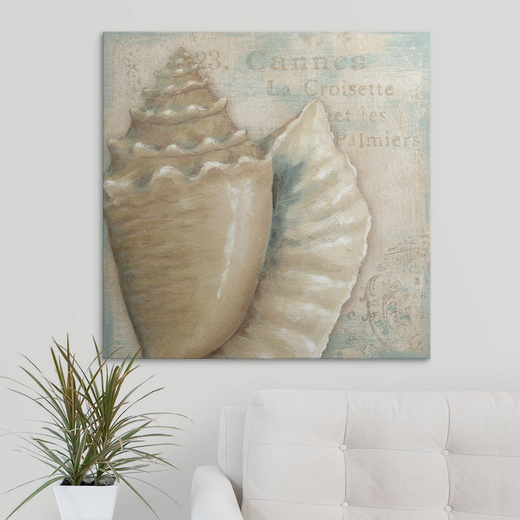 « iii », reproduction d’impression sur brissonnet, A La Plage, H 35 po x l 35 po x P 1,5 po, Toile
