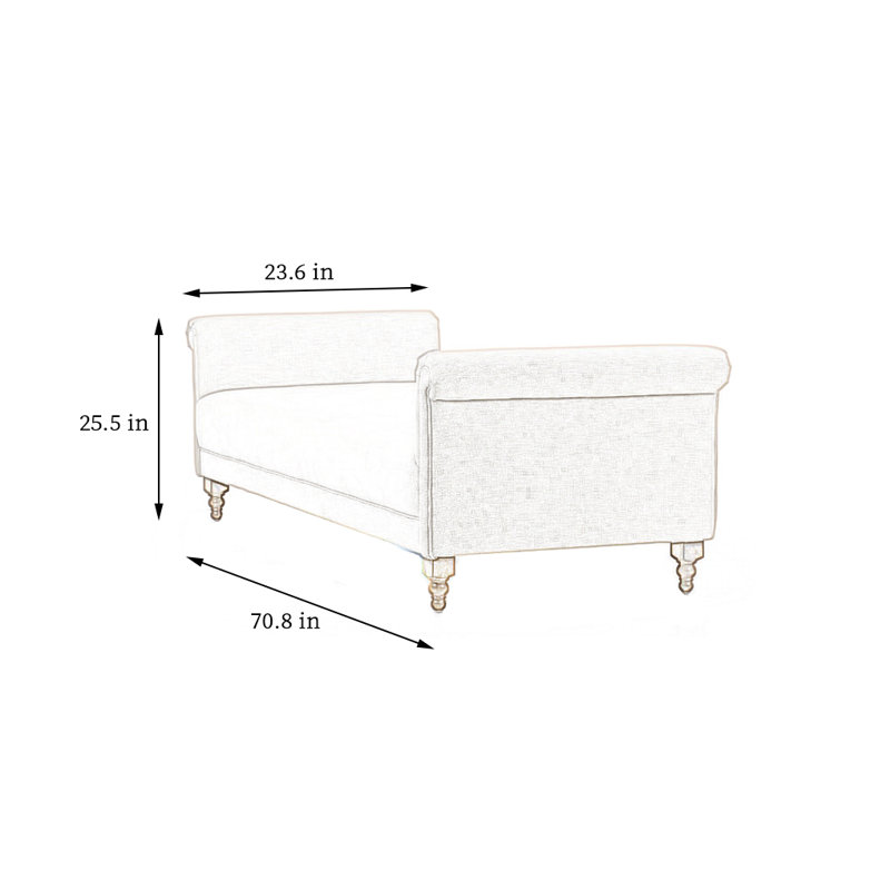 Tabouret de chevet Linen Creative