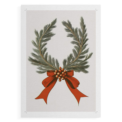 Art des Fêtes de Noël - série 2-LXVII - impression sur toile seulement - NON-CADRE