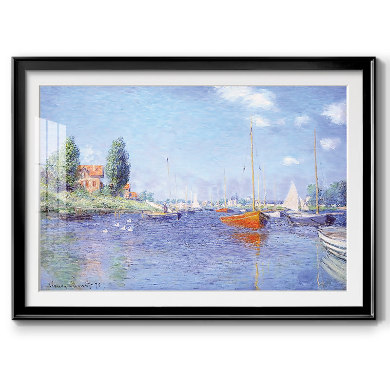 Argenteuil. Yacht, 1875 03, Noir, H 15 po x l 21 po x P 1,5 po