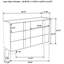 Commode 6 tiroirs Lincoln Natural