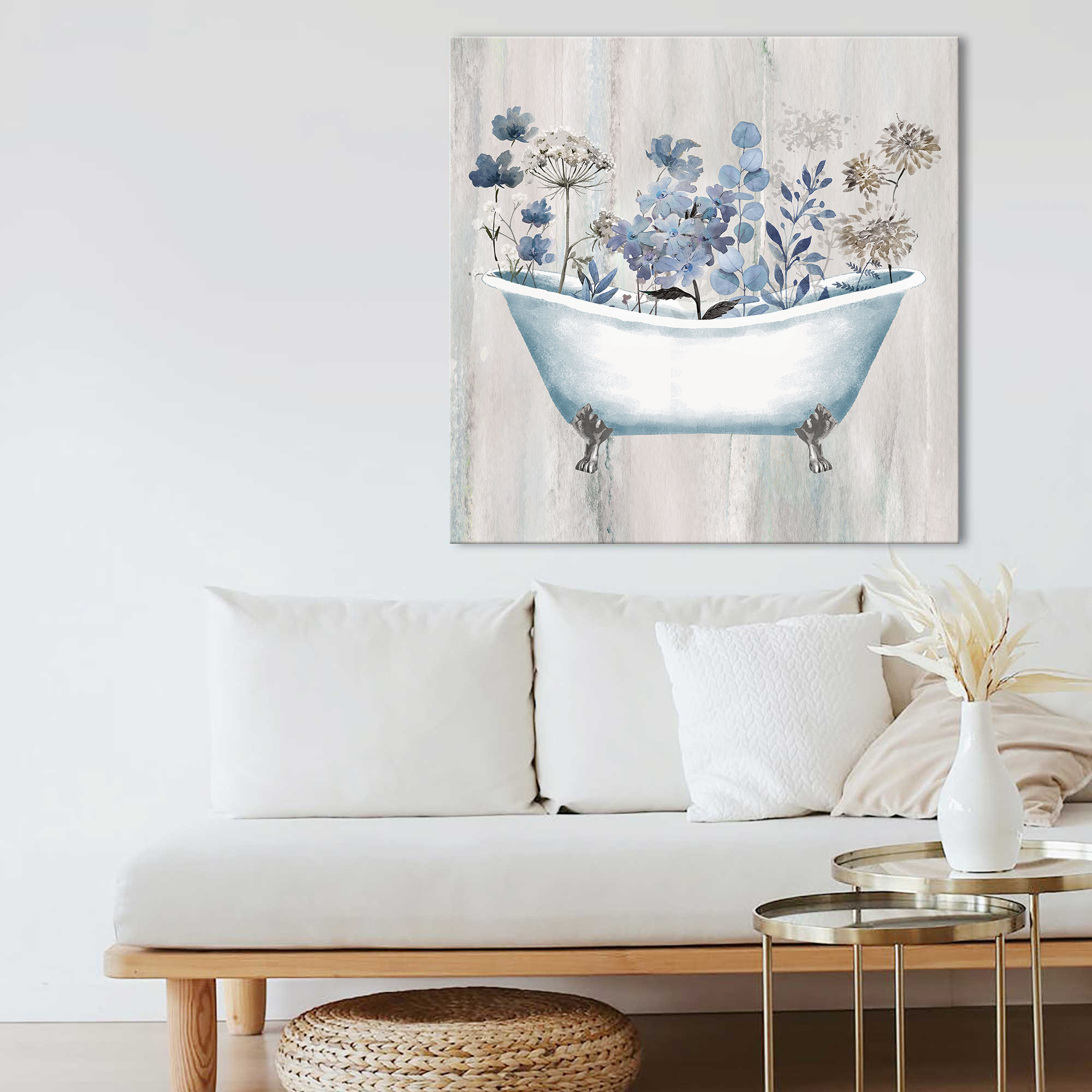 Red Barrel Studio® "Floral Bath I" by Conrad Knutsen Print on Canvas ...