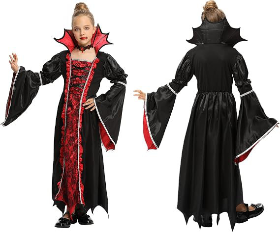 Ensemble de déguisement d'Halloween pour vampire royal, S