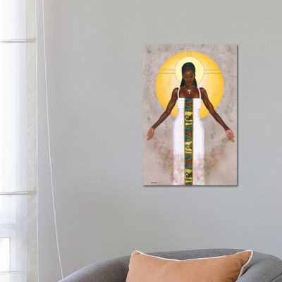 Her Peace by Alonzo Saunders - Wrapped Canvas Painting