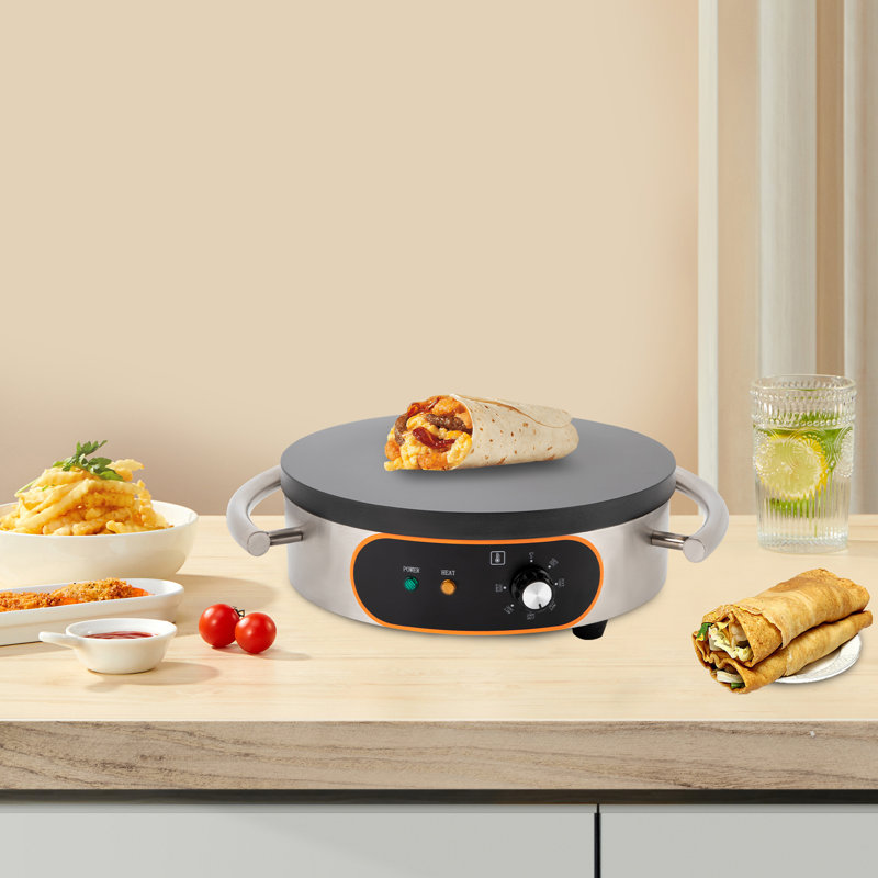 16" Single Pan Crepe Maker Large Pancake Machine