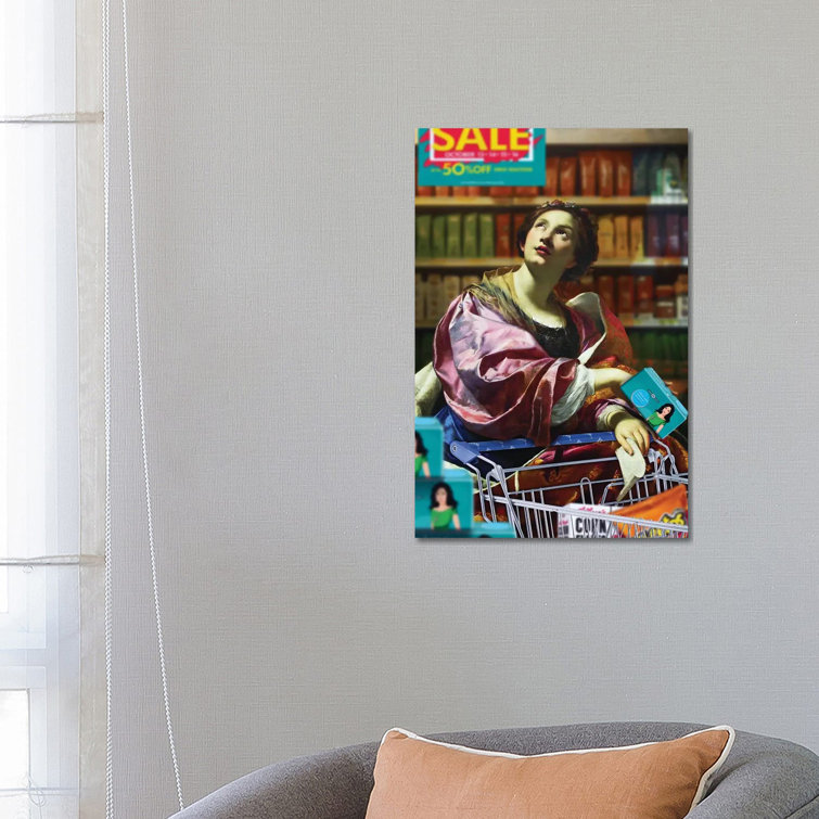 At The Supermarket by José Luis Guerrero - Wrapped Canvas Gallery-Wrapped Canvas Giclée