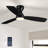 42'' Flush Mount Ceiling Fan With Led Lights & Remote Control-28563478