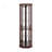 Lighted Corner Curio Cabinet - Display Case For Living Room, Antique Collectibles, Wine & Bar Glass Storage - Elegant Corner Design With Lights Included-61359662