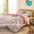 100% Cotton Yarn-Dyed Jacquard Duvet Floral Duvet Cover Set-115609424-115609412