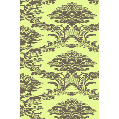 Vivid Damask In Green II by Vision Studio - Wrapped Canvas Print