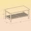 Table basse avec tablette de rangement Alaura-1220319930-1267361492