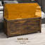 Coffre de rangement avec 2 charnières de sécurité, boîte en bois-832686784