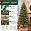 Pre-Lit Artificial Christmas Tree Hinged-744011169