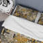 Ensemble de housse de couette en microfibre / polyester jaune et crème Bohemian Medley II-1278835413