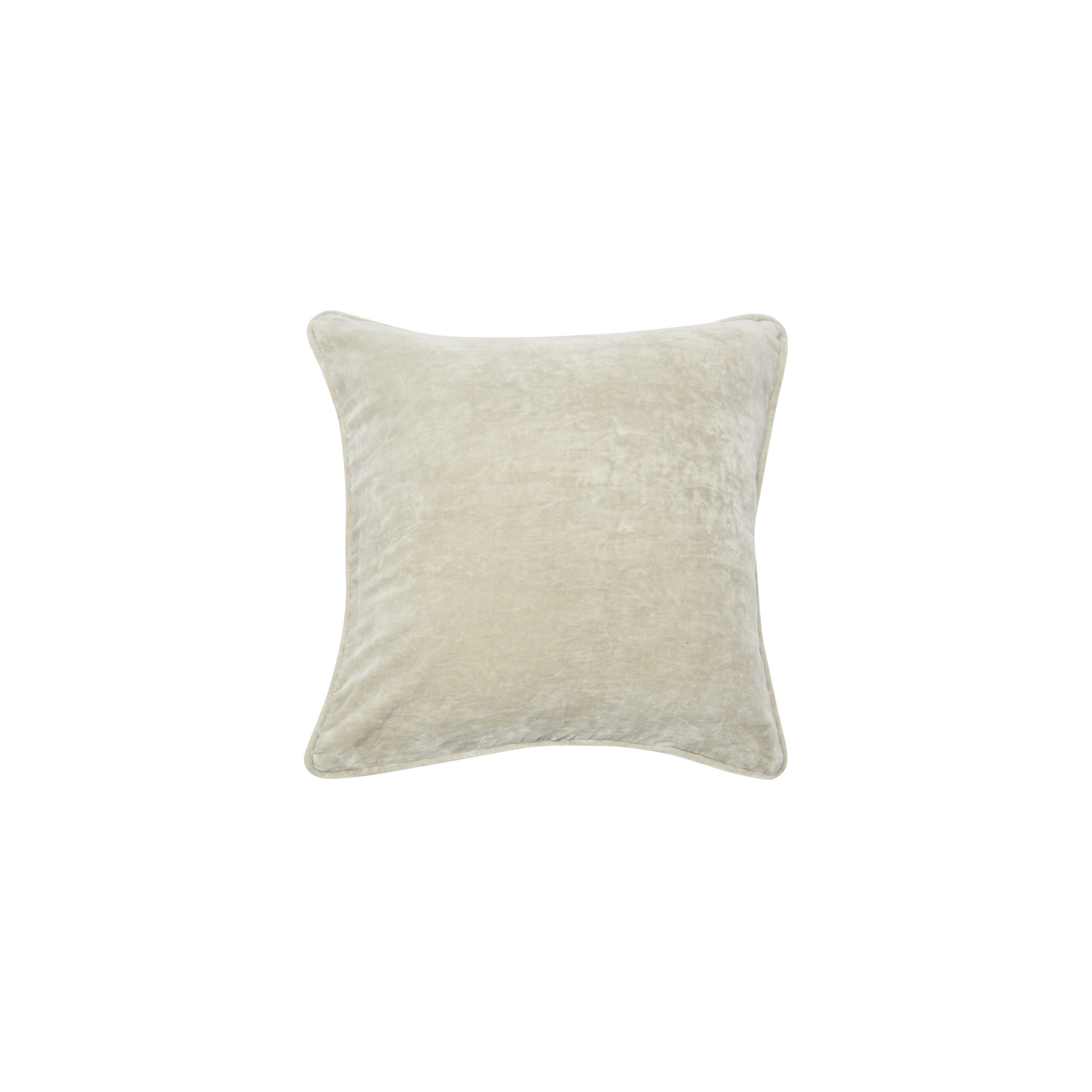Roseline Velvet Pillow Cover, Pillow Cover Only - No Insert, Cream