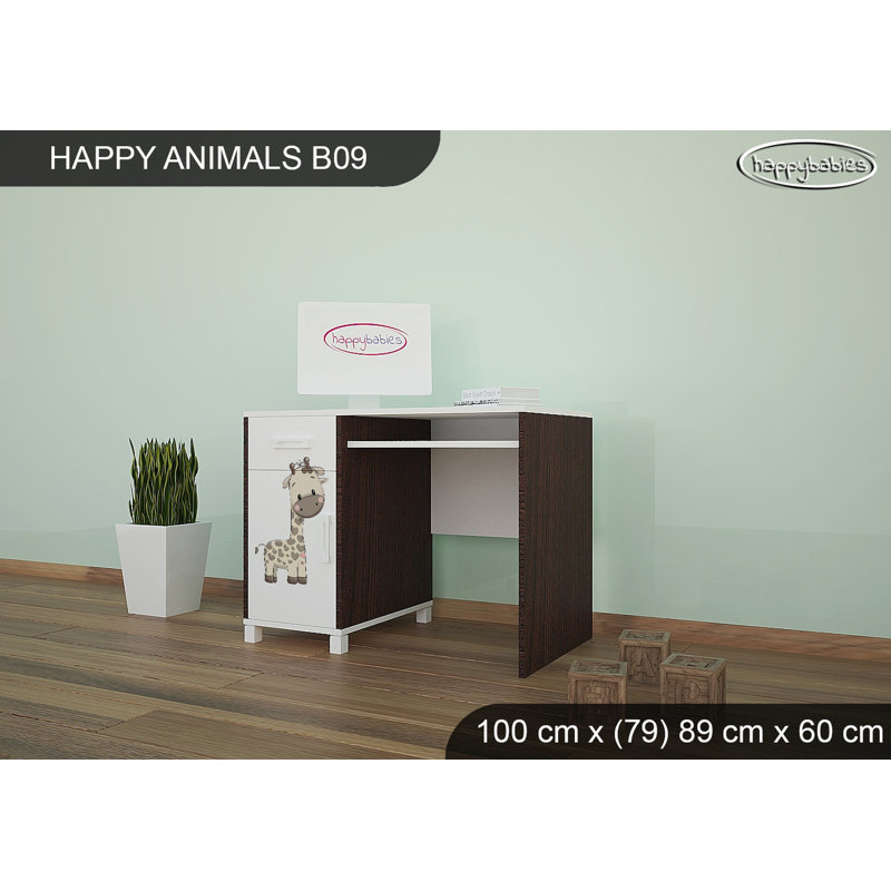 100cm Writing Desk, Chestnut