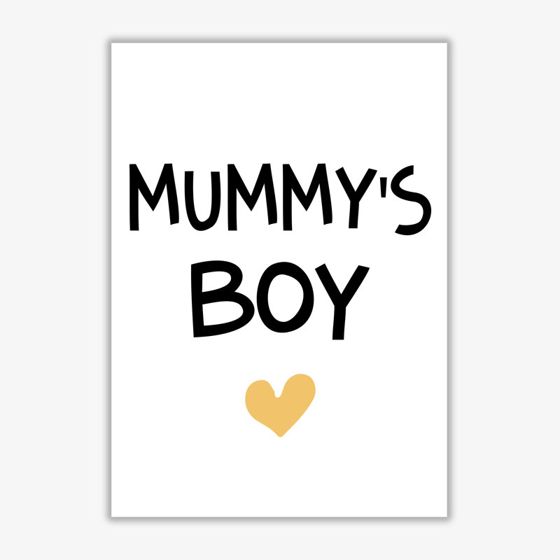 Mummy's Boy - Print, No Frame, 42 cm H x 30 cm W x 1 cm D