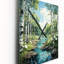 Horloge murale Birch Woods Enchanted Forest IV - Floral-99629660