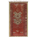 Vintage One-of-a-Kind Rectangle 5'8" X 9'10" Area Rug