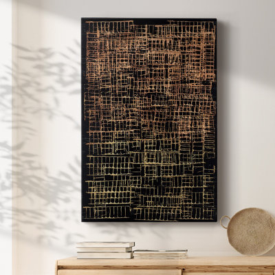 " Printed Crosshatch II "