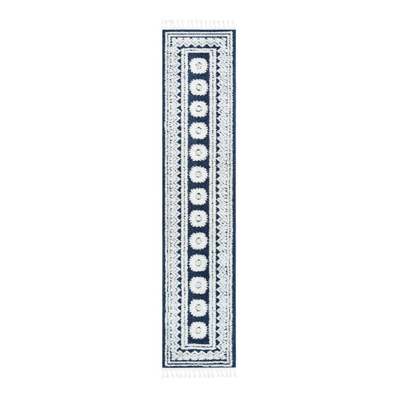 Matsue Geometric Indoor Rug, Runner 2'7" x 12'
