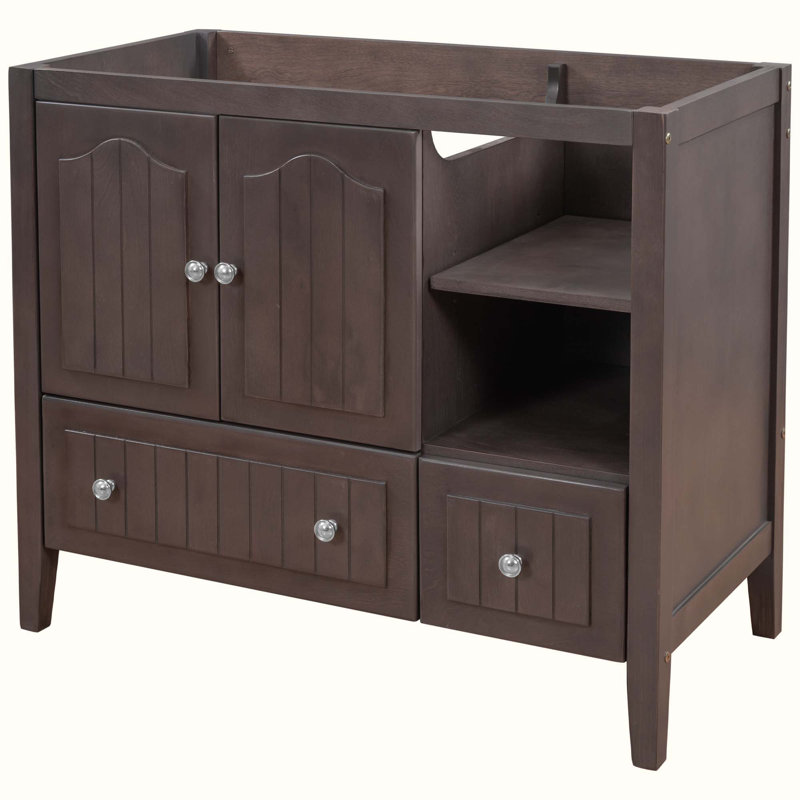 35,04 Base de meuble-lavabo simple seulement, Brun