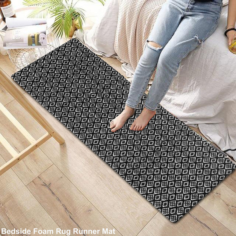 Tapis anti-fatigue rembourré Abdurraheem, Noir