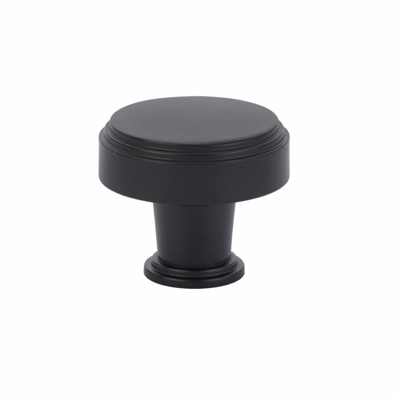 Emtek Newport Cabinet Knob 1-3/4", 1.75'', Flat Black