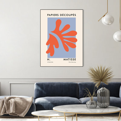 «Papiers Découpés Vii», toile encadrée
