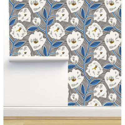 Rouleau de papier peint autocollant L 6 pi x l 24 po Amy Mac Ready Designs