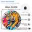 Horloge murale Vibrant Tiger