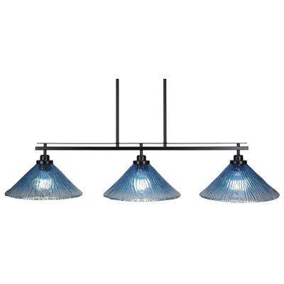 Luminaire pour îlot de cuisine 3 lumières Odyssey