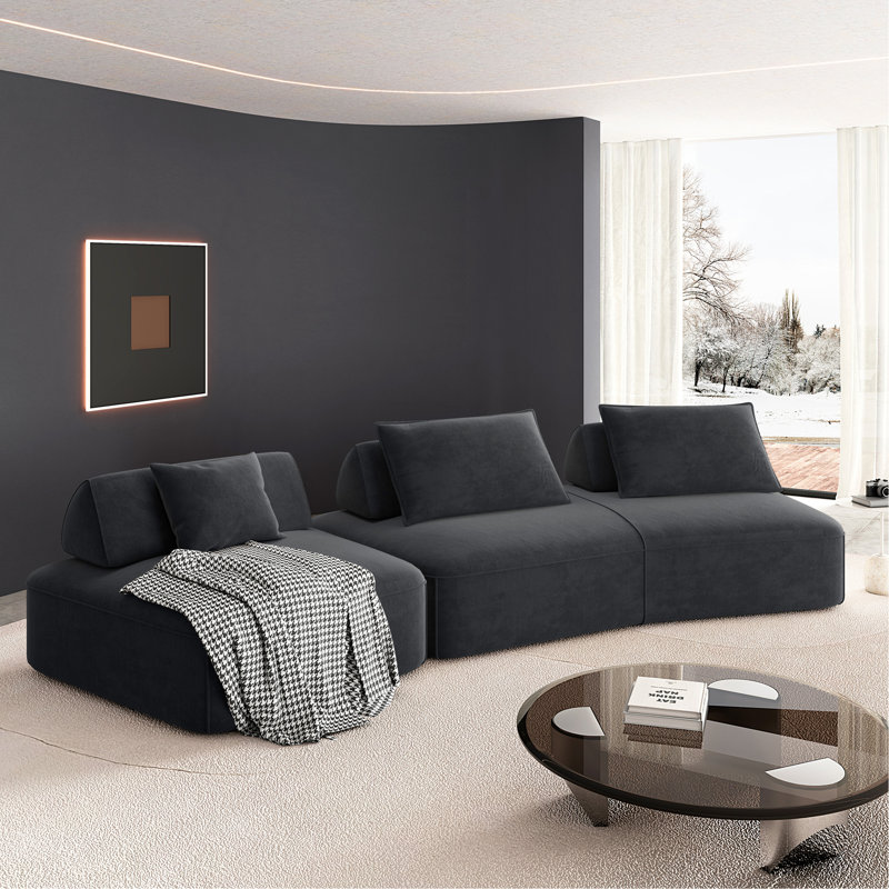 139" Oversized Modular Sectional Sofa Set