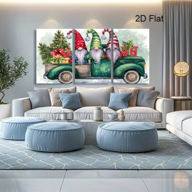 3 Piece Wrapped Canvas Print