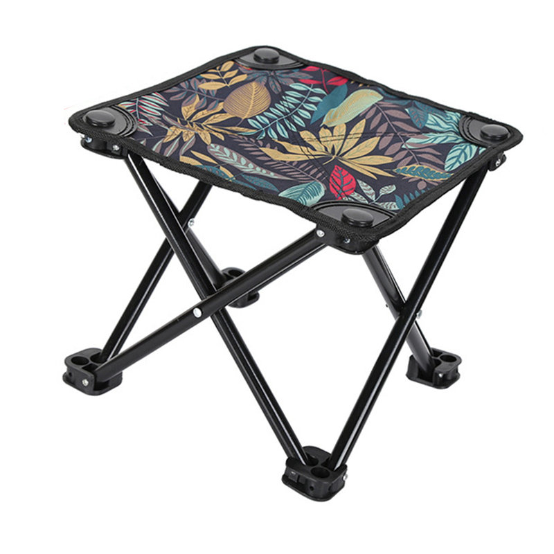 Folding Camping Stool 600D Oxford Cloth Lightweight Portable Small Camping Chair With Carry Bag