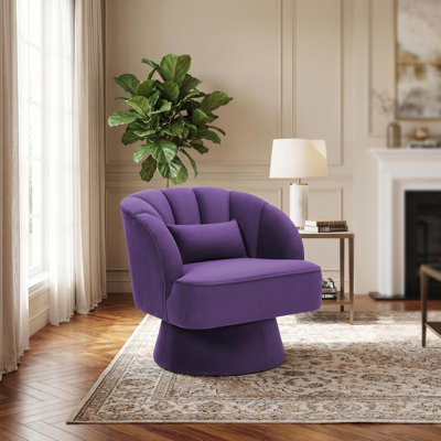 Fauteuil demi-tonneau pivotant Modern
