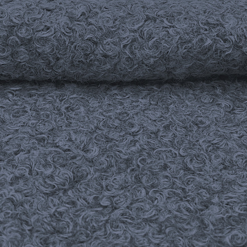 Repose-pieds Beanna, Polyester bleu