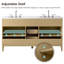Ensemble de meuble-lavabo double 60 po-129420475