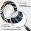 Gold Blue Geode Gems - Miroir mural en pierre-121387090-121387526