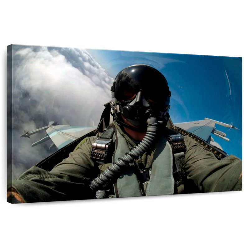 F16 Air Force Pilot, H 8 po x l 12 po