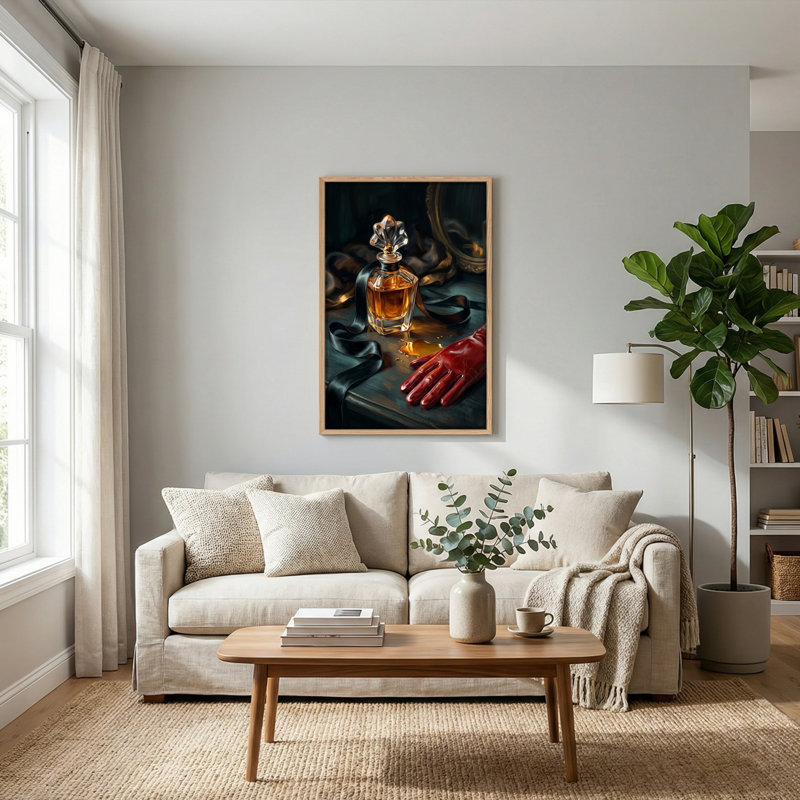 Elegant Still, reproduction d'art sur toile, ensemble de 1, 36"H x 24"W, Natural