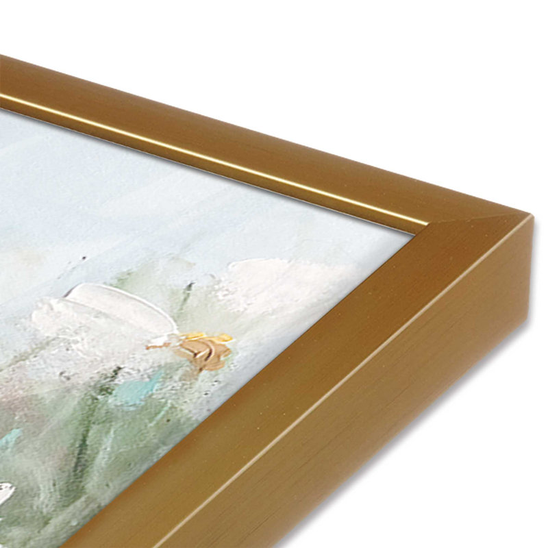 Field of Wild Daisies, reproduction sur toile, H 21,75 po x l 21,75 po, Doré